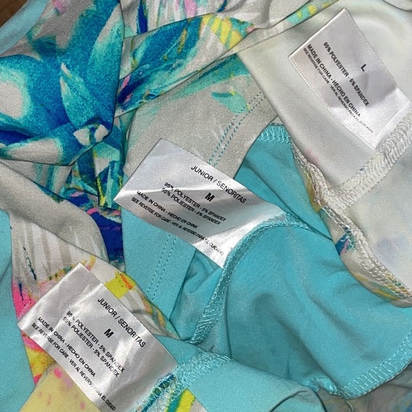 NEW Nicki Minaj Tropical 3 piece skirt Suit Set Barbie Wear Bra tank skirt M / L - Picture 16 of 17